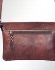 American Darling Genuine Leather Crossbody Bag for Women Vintage Style Flap Shoulder Purse Handcrafted Sling Bag
