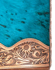 GIBGX207 American Darling Hand Tooled Hair On Genuine Leather Women Bag Western Handbag Purse