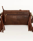 American Darling ADBGA189B Cross Body Ii Hand Tooled Saddle Blanket Genuine Leather Women Bag Western Handbag Purse