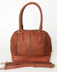American Darling Tote Hand Tooled Hair on Genuine Leather Western Women Bag Handbag Purse | Travel Bags College Casual