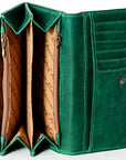 American Darling Wallet Hand Tooled Genuine Leather Women Bag Western Handbag Purse