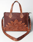 Premium Genuine Leather Tote For Women With Western Heritage Detailing Daily Use