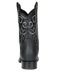 Men’s Leather Cowboy Boot - Made in Mexico - Black 124069