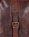 Spaghetti Western Swc186Brn Tote Vintage Handmade Drum Dyed Genuine European Cowhide Leather Women Bag Western Handbag Purse