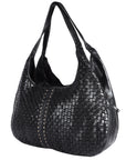 Spaghetti Western Swc189Blk Tote Vintage Handmade Drum Dyed Genuine European Cowhide Leather Women Bag Western Handbag Purse