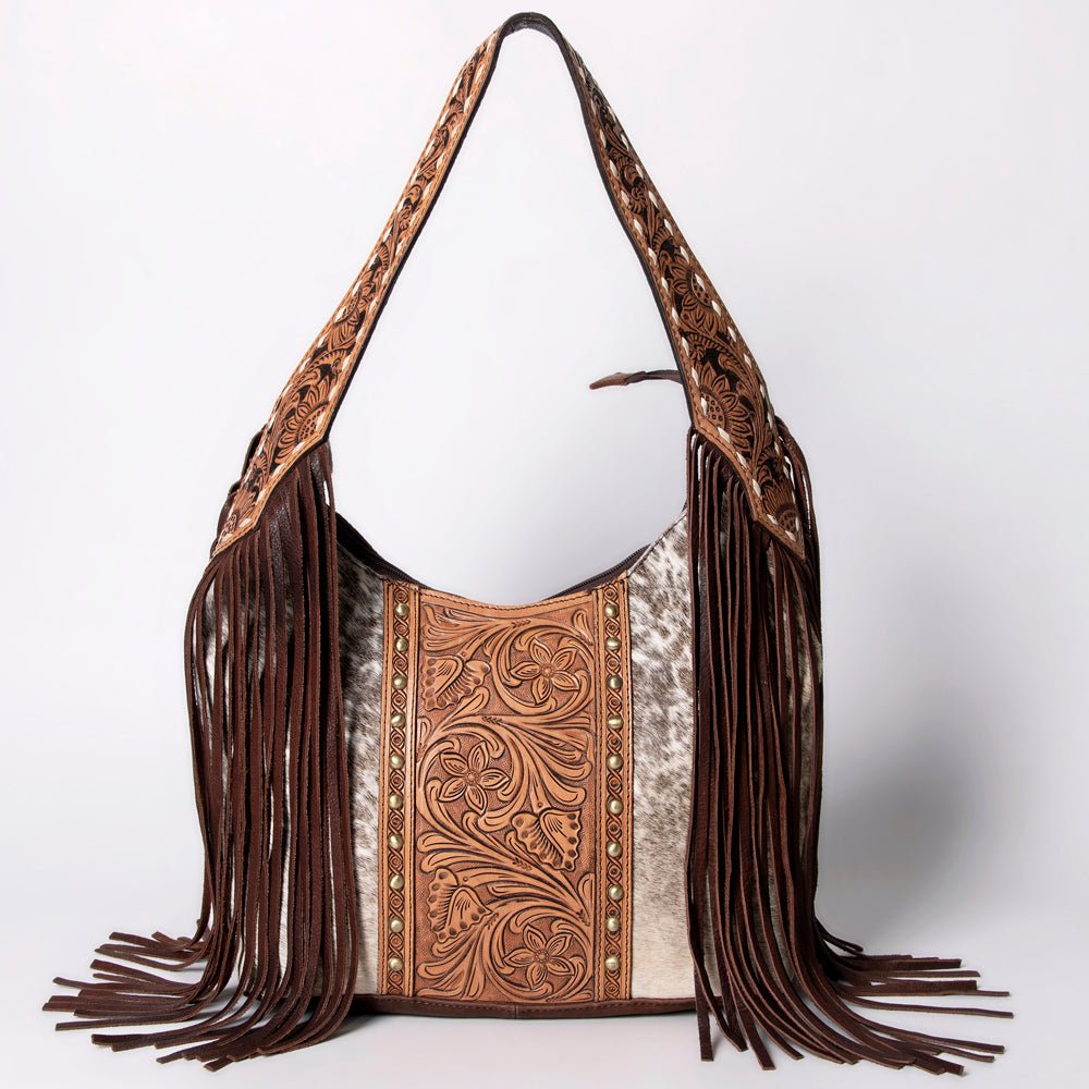 American Darling Hobo Hair On Genuine Leather Women Bag Western Handbag Purse