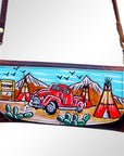American Darling Wallet Genuine Leather Women Bag Western Handbag Purse