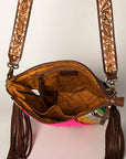 American Darling Tote Saddle Blanket Genuine Leather Women Bag Western Handbag Purse
