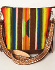 American Darling Tote Saddle Blanket Genuine Leather Women Bag Western Handbag Purse