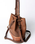 American Darling Bucket Hand TooledGenuine Leather women bag western handbag purse |