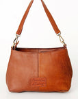 American Darling Hobo Hand Tooled Hair On Genuine Leather Women Bag Western Handbag Purse