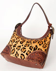 American Darling ADBGI188A Hobo Hand Tooled Hair On Genuine Leather women bag western handbag purse