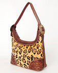 American Darling ADBGI188A Hobo Hand Tooled Hair On Genuine Leather women bag western handbag purse
