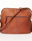 American Darling Cross Body I Hand Tooled Hair On Genuine Leather Women Bag Western Handbag Purse