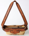 American Darling Hand Tooled Genuine Leather Women Bag Western Handbag Purse