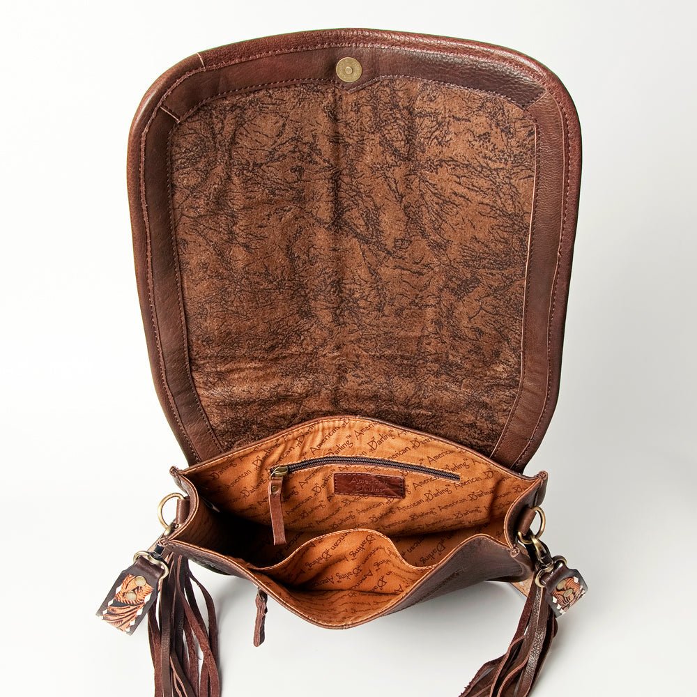 American Darling Cross Body Saddle Blanket Genuine Leather women bag western handbag purse