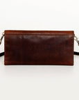 American Darling Wallet Hair on Full Grain Genuine Leather Western Women Bag | Handbag Purse Travel Clutch