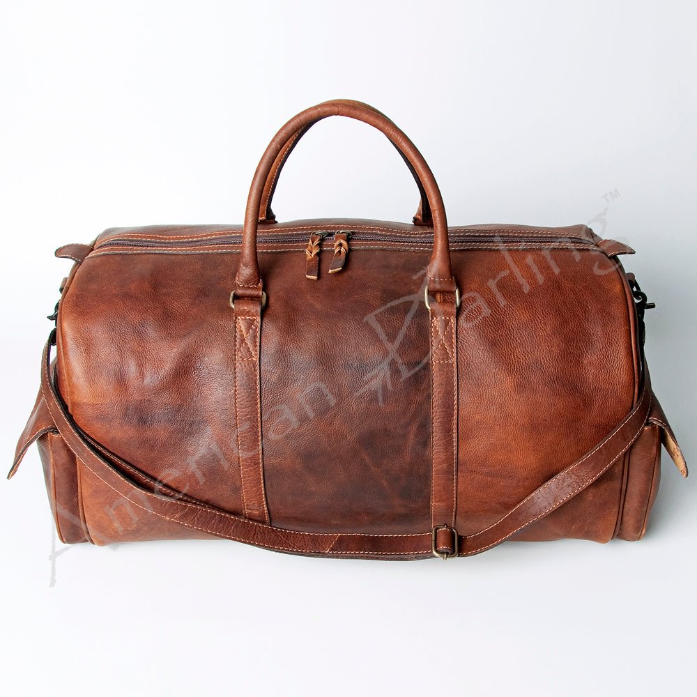 American Darling Duffel Genuine Leather Women Bag Western Handbag Purse
