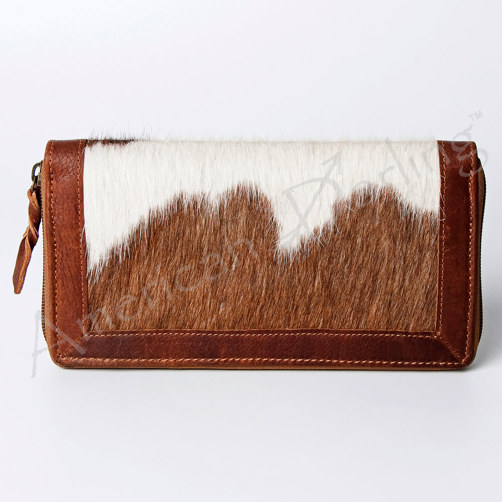 American Darling ADBGZ467 Wallet Hair-On Genuine Leather Women Bag Western Handbag Purse