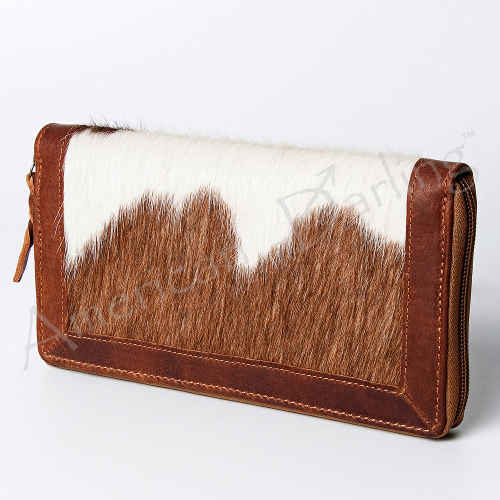 American Darling ADBGZ467 Wallet Hair-On Genuine Leather Women Bag Western Handbag Purse