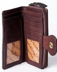 American Darling ADBGZ468 Wallet Hand Tooled Genuine Leather Women Bag Western Handbag Purse