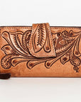 American Darling ADBGZ469 Wallet Hand Tooled Genuine Leather Women Bag Western Handbag Purse
