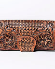 American Darling ADBGZ471 Wallet Hand Tooled Genuine Leather Women Bag Western Handbag Purse