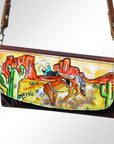 American Darling Wallet Genuine Leather Women Bag Western Handbag Purse