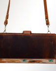 American Darling Wristlet Genuine Leather Women Bag Western Handbag Purse