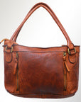 Never Mind Nmbgm117A Tote Vintage Handmade Genuine Cowhide Leather Women Bag Western Handbag Purse