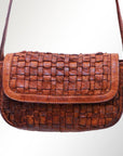 Never Mind Nmbgm113A Envelope Vintage Handmade Genuine Cowhide Leather Women Bag Western Handbag Purse