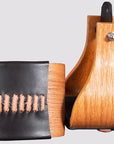Bar H Equine Western Horse Heavy-Duty Genuine Leather Wooden Stirrups