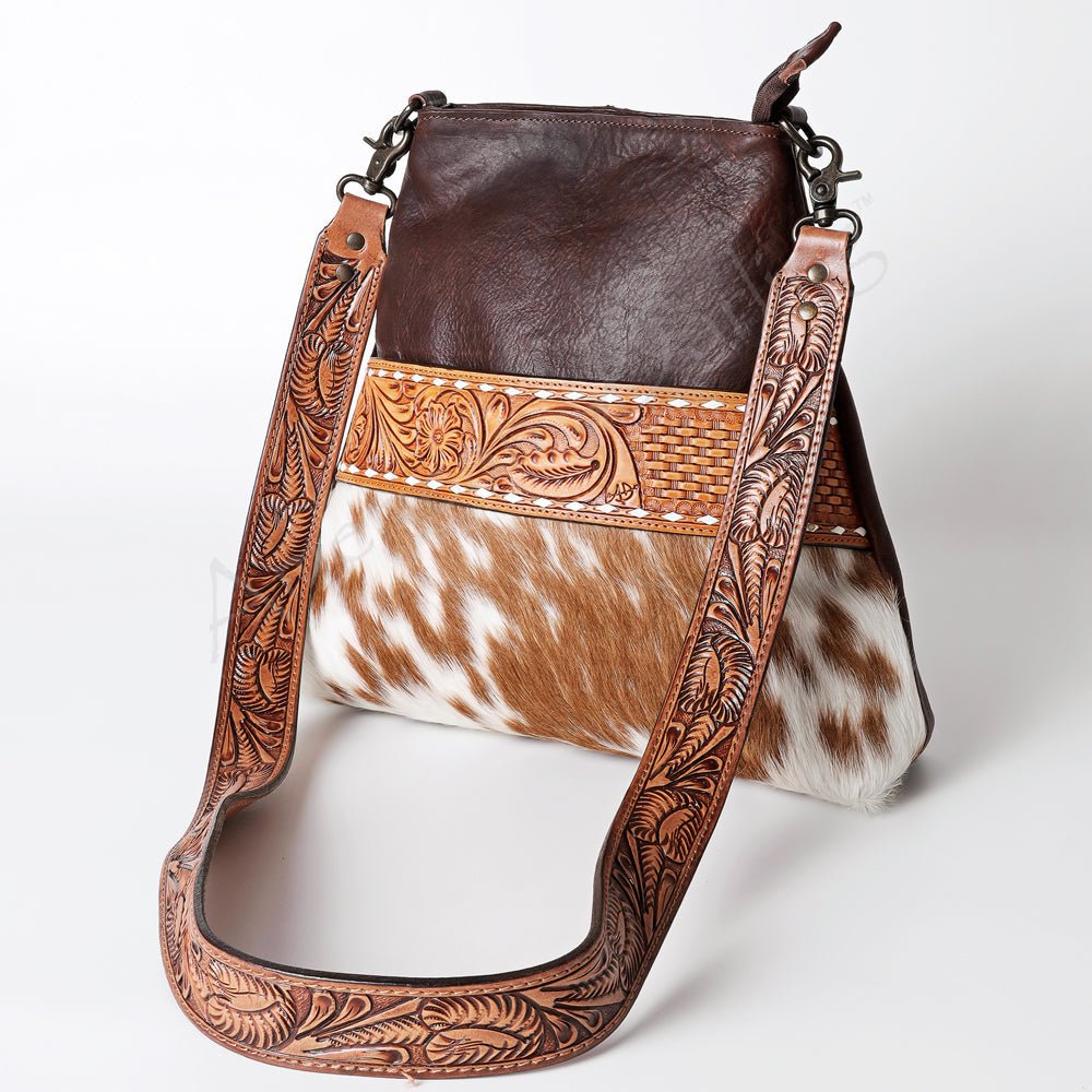 American Darling Signature Crossbody Hand Tooled Saddle Blanket Genuine Leather Women Bag Western Handbag Purse