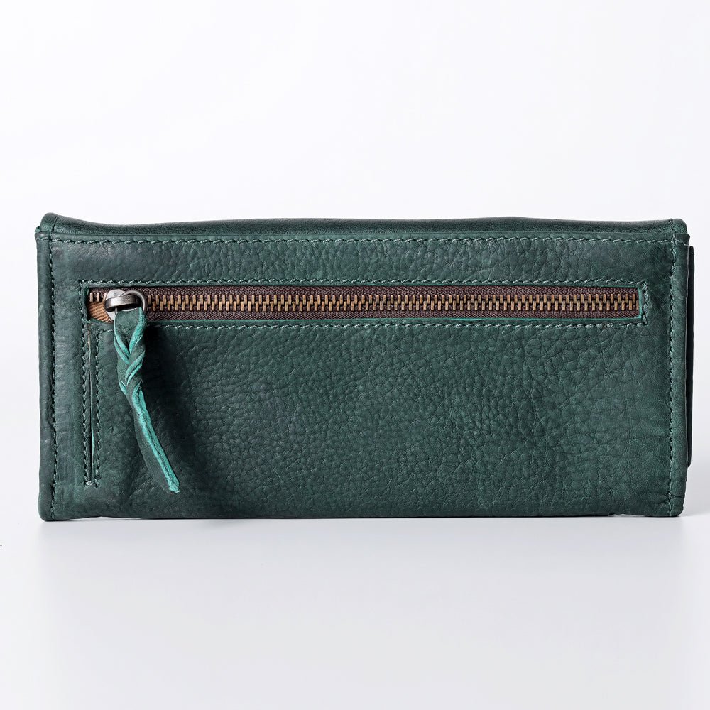 American Darling Wallet Hand Tooled Genuine Leather Women Bag Western Handbag Purse