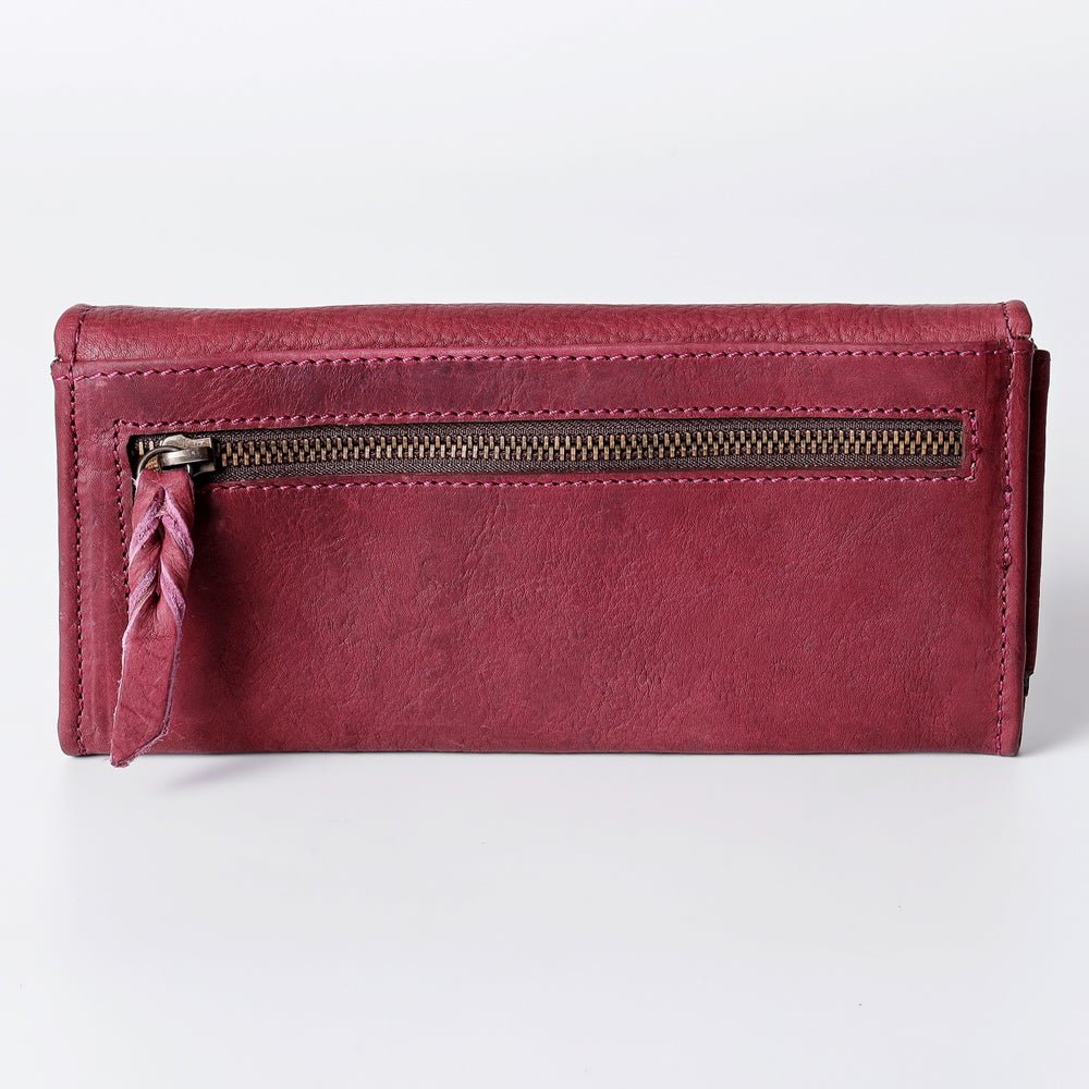 American Darling Wallet Hand Tooled Genuine Leather Women Bag Western Handbag Purse