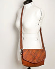 Women's Genuine Leather Crossbody Western Handbag