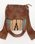 American Darling Large Crossbody Saddle Blanket Genuine Leather Women Bag Western Handbag Purse