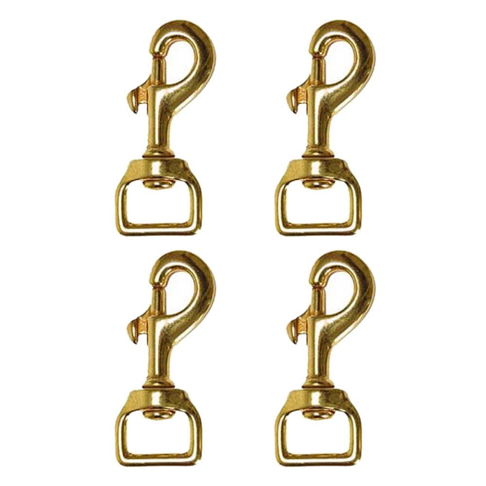 Hilason Swivel Eye Bolt Snap Clip Hooks Solid Brass – Hilason