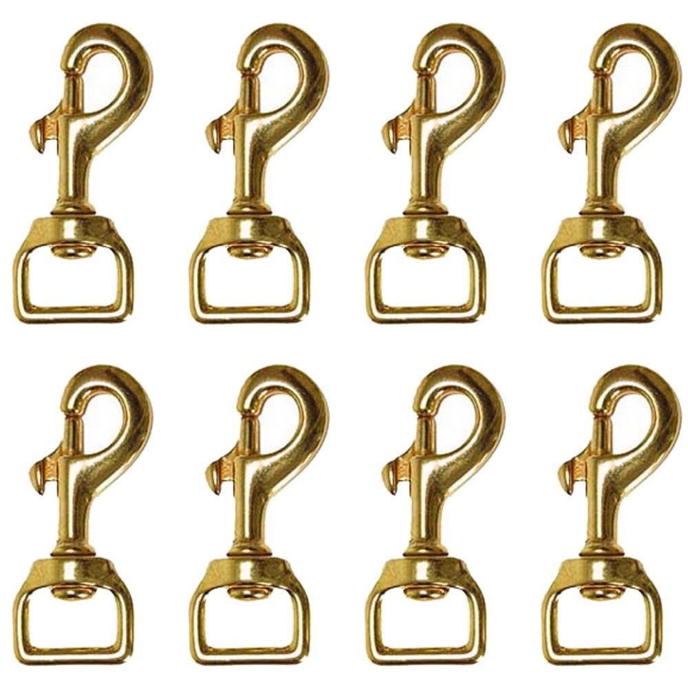 Hilason Swivel Eye Bolt Snap Clip Hooks Solid Brass – Hilason