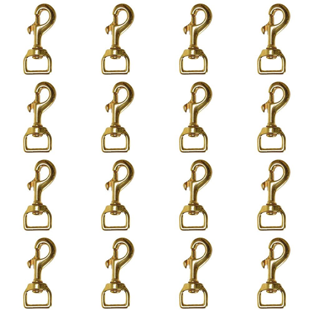 Hilason Swivel Eye Bolt Snap Clip Hooks Solid Brass – Hilason