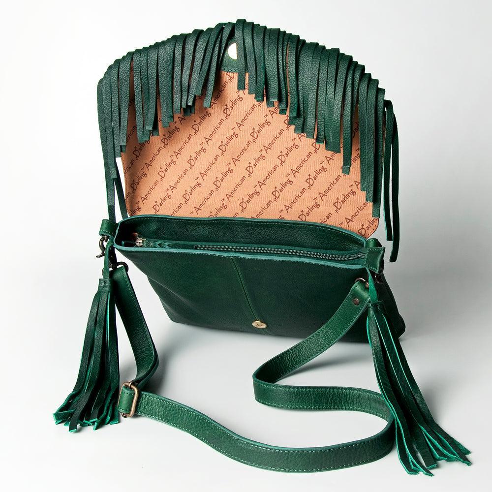 American Darling ADBGZ475 Crossbody Hand Tooled Genuine Leather Women Bag Western Handbag Purse