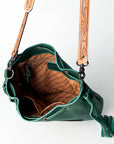 American Darling ADBGZ477 Crossbody Hand Tooled Genuine Leather Women Bag Western Handbag Purse