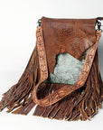 American Darling ADBGZ143A Cross Body Hair On Genuine Leather women bag western handbag purse