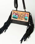 American Darling ADBGZ189A Wallet Hand Tooled Genuine Leather women bag western handbag purse