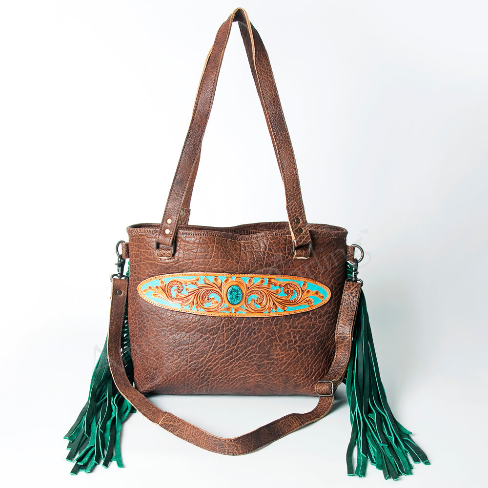 American Darling ADBGZ195A Tote Hand Tooled Genuine Leather women bag western handbag purse