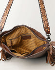 American Darling ADBGZ256B Crossbody Genuine Leather Women Bag Western Handbag Purse