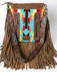 American Darling Cross Body Saddle Blanket Genuine Leather women bag western handbag purse