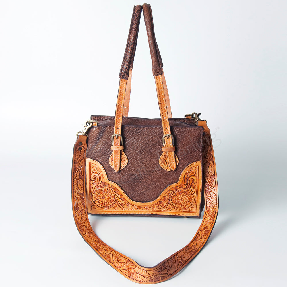 American Darling ADBGZ461A Tote Hand Tooled Genuine Leather women bag western handbag purse