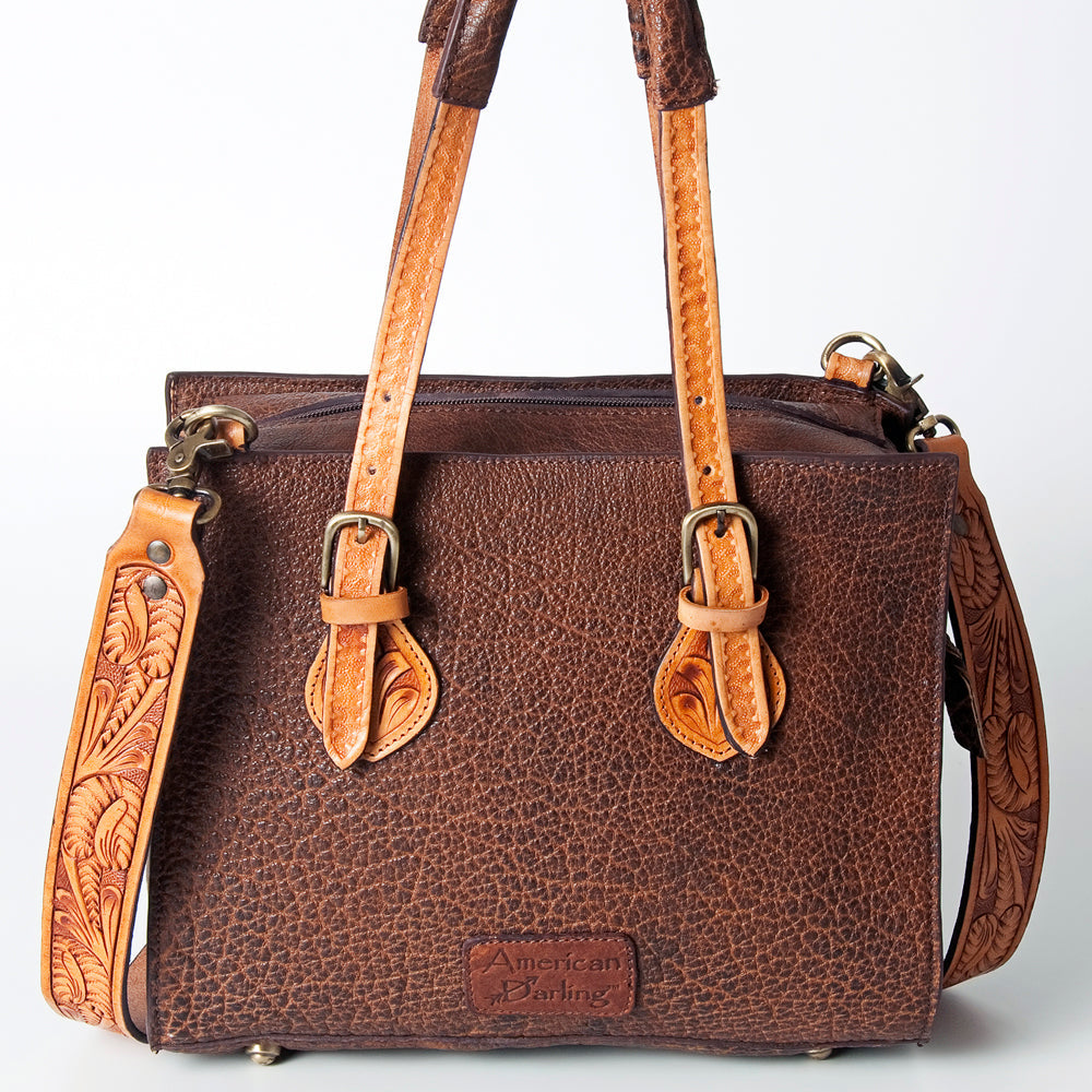 American Darling ADBGZ461A Tote Hand Tooled Genuine Leather women bag western handbag purse