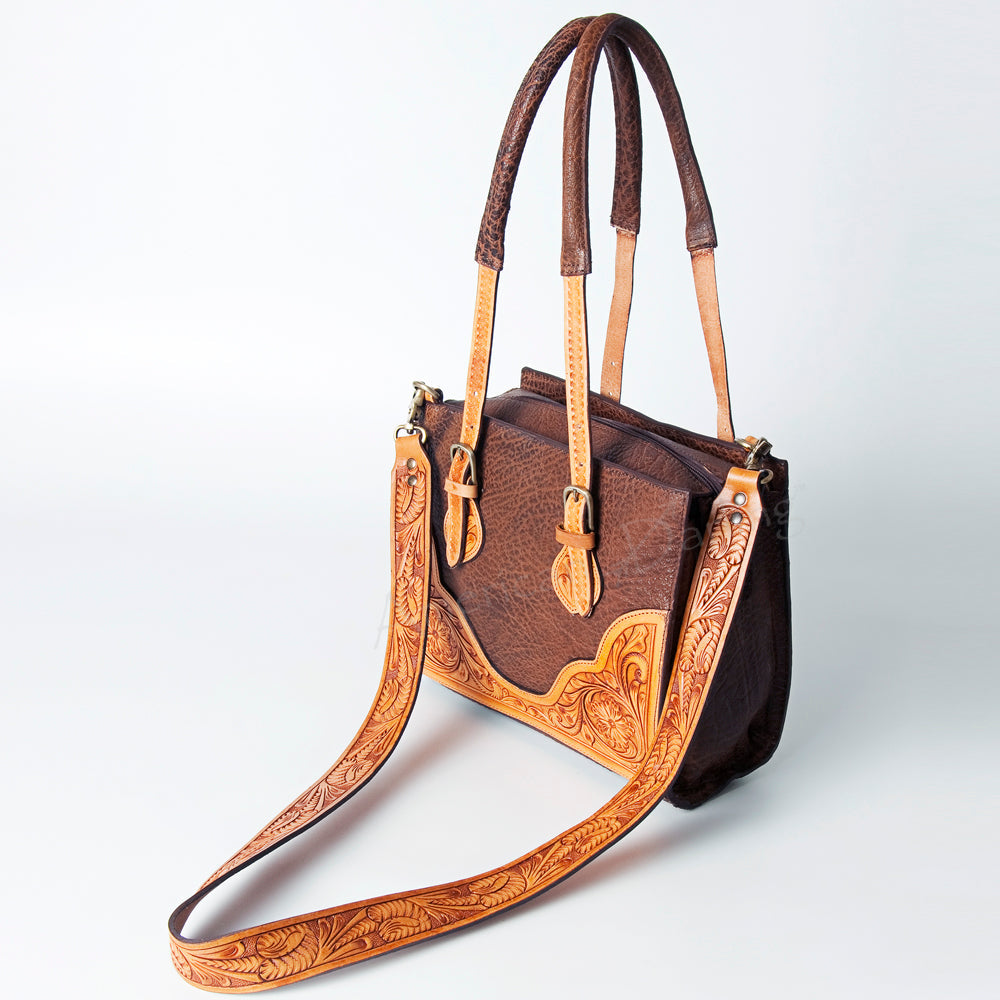 American Darling ADBGZ461A Tote Hand Tooled Genuine Leather women bag western handbag purse
